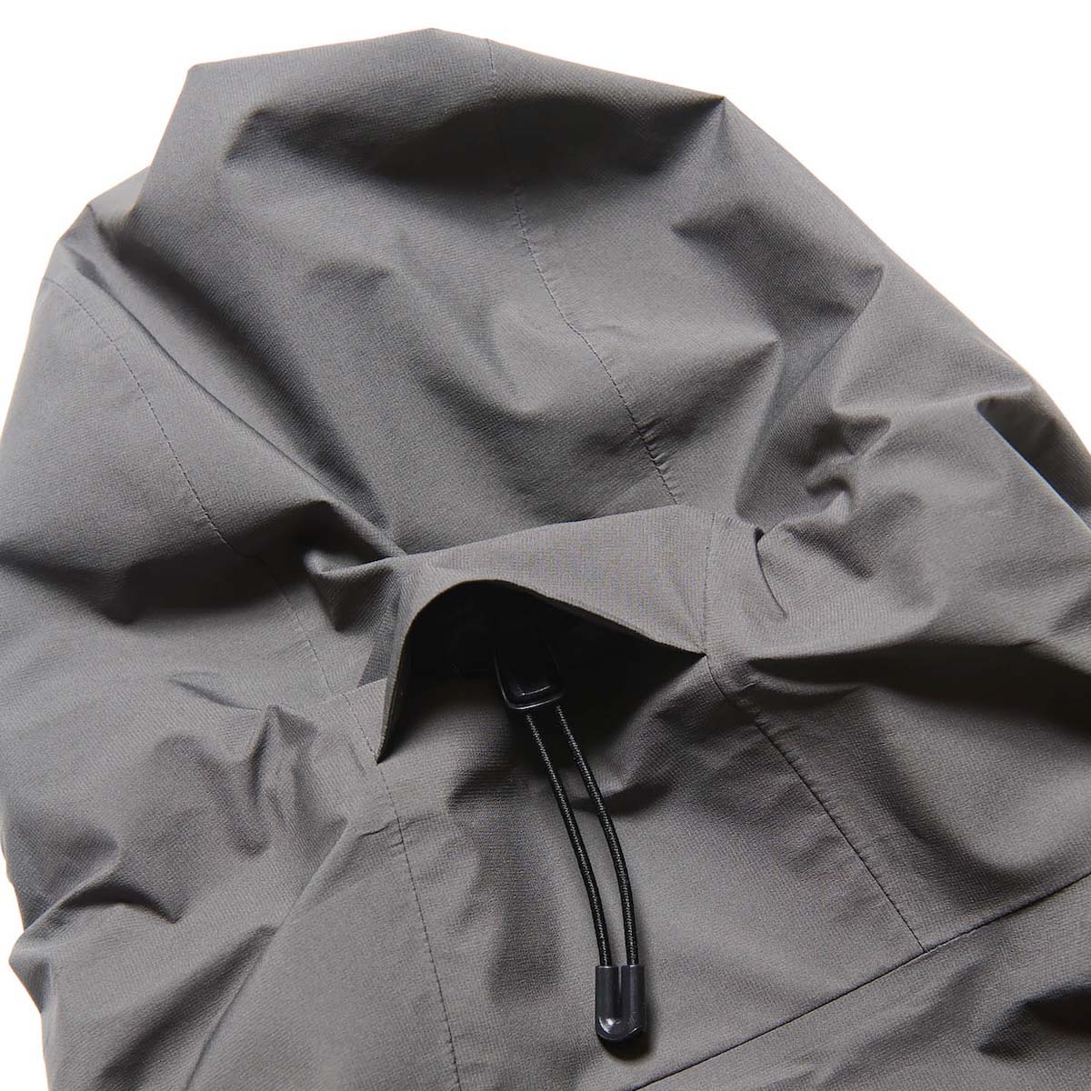 SOPHNET.  / 3-LAYER RIPSTOP MOUNTAIN JACKET (Gray) フード裏、ドローコード